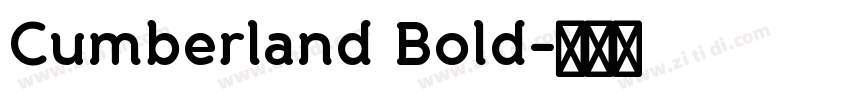 Cumberland Bold字体转换